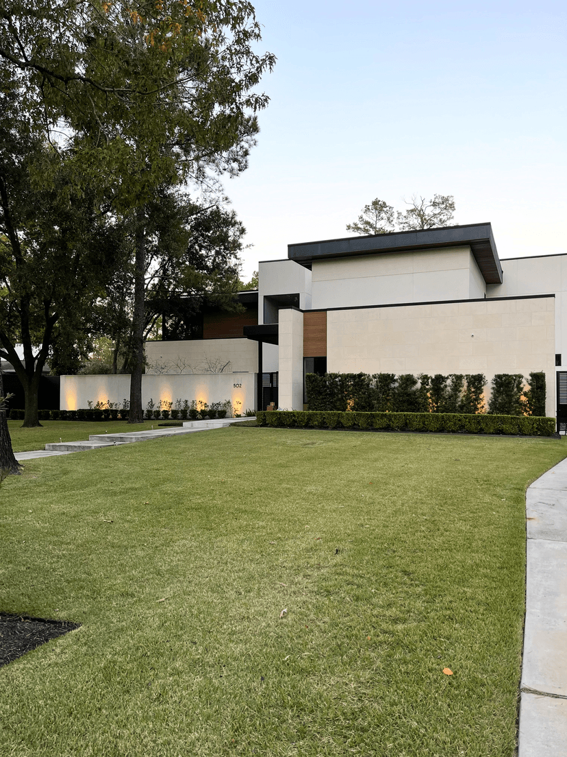 Beautiful home with landscaping